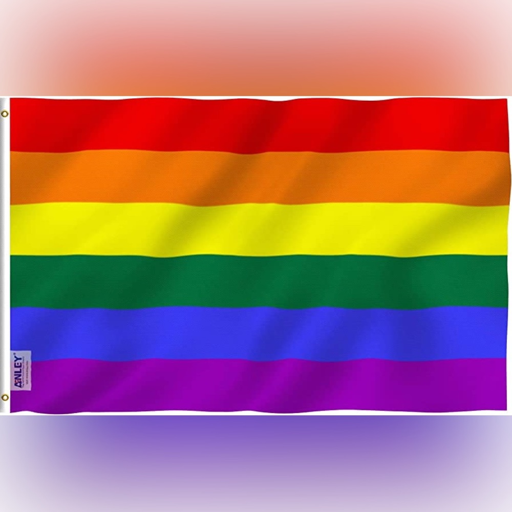 LGBTQ Pride Flag Anley Fly Breeze 3x5 Foot Rainbow